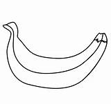 Peel Banana Template sketch template