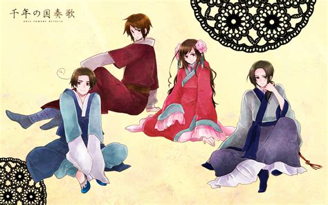 Anthropomorphism Axis Powers Hetalia Brown Eyes Brown Hair China