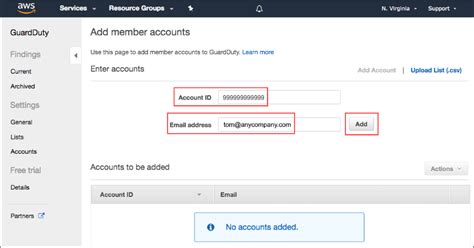 manage amazon guardduty security findings  multiple accounts easy cloud