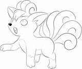 Vulpix Pokemon Coloring Pages Printable Lilly Gerbil Lineart Deviantart Supercoloring Print Color Prints Popular Choose Board Categories sketch template