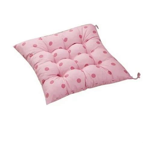 pink printed chair seat pad size    rs piece  delhi id