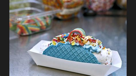 photo gallery the ice cream taco from sweet cup los angeles times