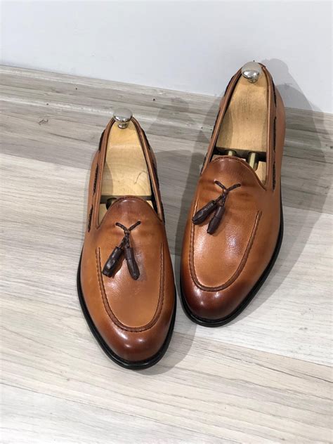 buy tan tassel loafer  gentwithcom   shipping