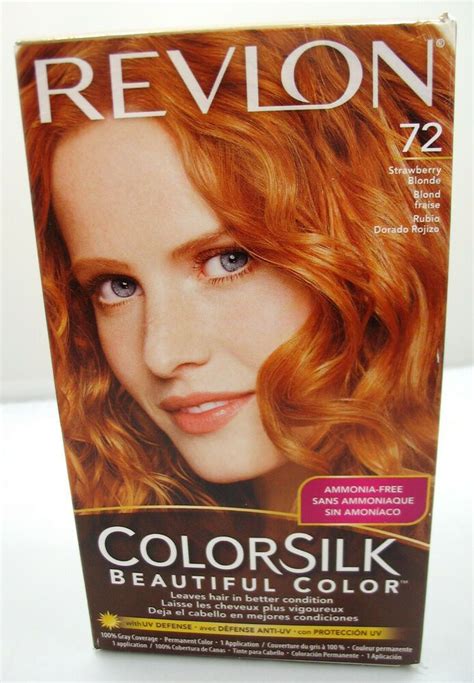 Revlon Colorsilk 72 Strawberry Blonde Permanent Hair Color
