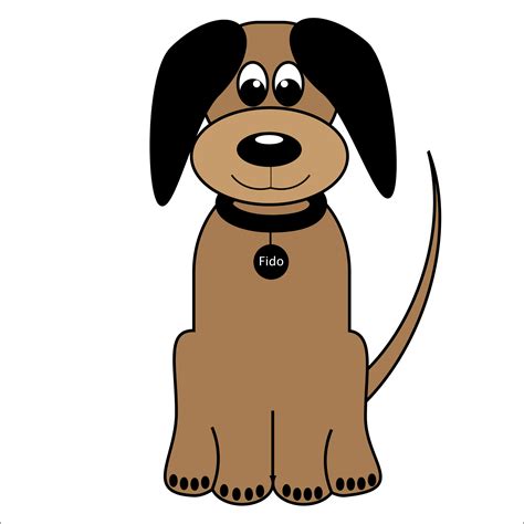 dog cartoon  stock photo public domain pictures