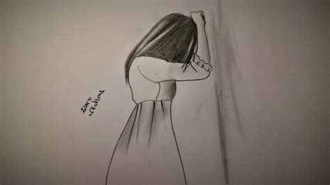 sad girl drawing youtube