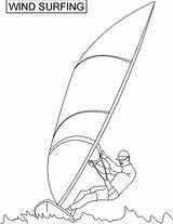 Wind Coloring Windsurfing Printable Pages Surfing Kids Surf Drawing Colouring Clipart Board Surfer Studyvillage Pdf Open Print  Choose sketch template