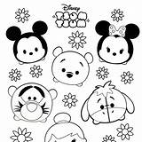 Tsum Disney Coloring Pages Colouring Coloriage Printable Dessin Clip Sheets Imprimer Kawaii Kids Dysney Cute Print Cuties Getcolorings sketch template