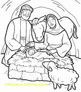 Jesus Coloring Baby Pages Printable Manger Birth Drawing Color Getcolorings Getdrawings Drawings Birthday Happy Colorings Paintingvalley sketch template