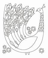Floral Hungarian Azcoloring sketch template