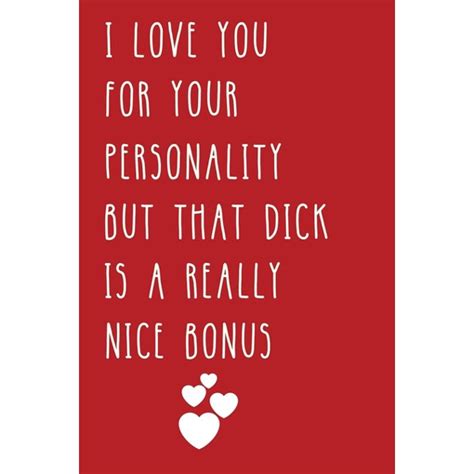 i love you for your personality but that dick is a really nice bonus