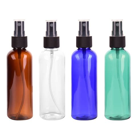 pc ml travel refillable bottles clear plastic perfume atomizer