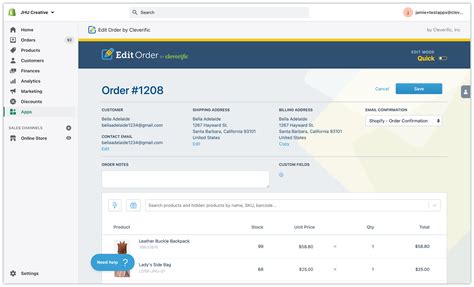 accessing advanced mode edit order knowledge base