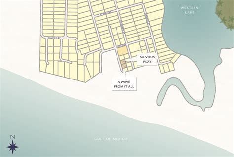 grayton beachfl  community gulf  mexico map site plans