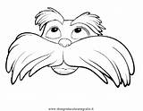 Coloring Mustache Getcolorings sketch template