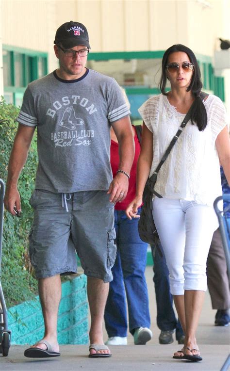 Matt Damon And Luciana Barroso From The Big Picture Today S Hot Photos
