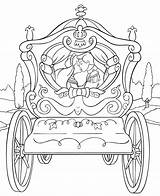Carriage Coloring Cinderella Princess Prince Pages Disney Ages Enchanting Older sketch template