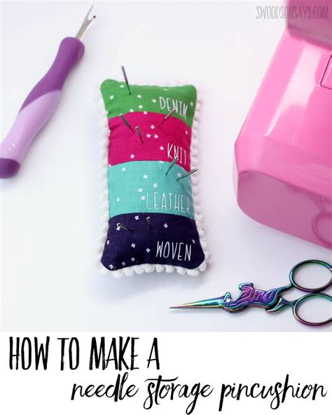 diy sewing needle storage pincushion tutorial pin cushions pincushion tutorial sewing