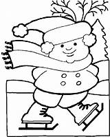Winter Coloring Pages Printable Kids Sheets sketch template