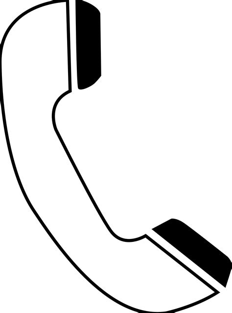 white phone icon png clipart