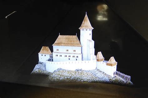 hologram shows gothic phase  lubovna castle spectatorsmesk