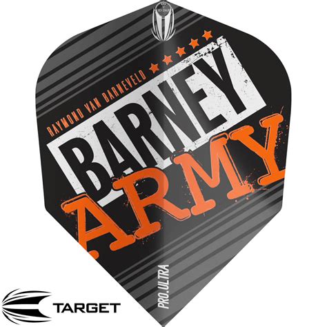 target rvb barney army standard dart flights  sale avid darts