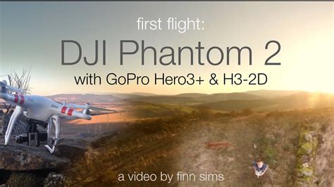 flight dji phantom  gopro hero black edition  zenmuse   gimbal youtube