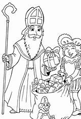 Nikolaus Sinterklaas Piet Zwarte Kleurplaten Sankt Nicolas Nicolae Mos Bischof Colorat Ausmalen Bilder Ausmalbild P21 Animaatjes Planse Uitprinten Primiiani Pinnwand sketch template