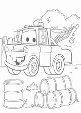 Cars Pages Disney Coloring Mater Printable Printablee Activities Via sketch template