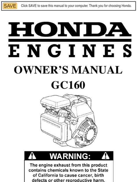 honda engine manual  excell vr  gasoline exhaust gas