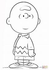 Charlie Brown Coloring Pages Peanuts Printable Snoopy Pumpkin Great Drawing Characters Draw Franklin Supercoloring Sheets Halloween Christmas Kids Its Crafts sketch template