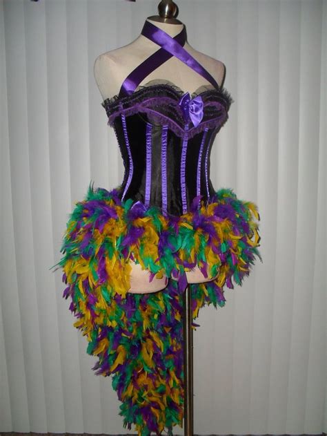 purple muli colored mardi gras masquerade costume carnival samba