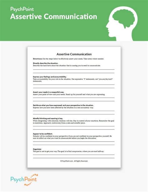printable communication skills worksheets