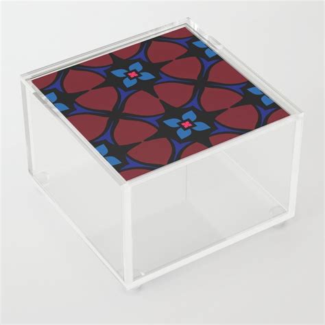 Stained Glass Pattern Acrylic Box By Christyleigh Society6