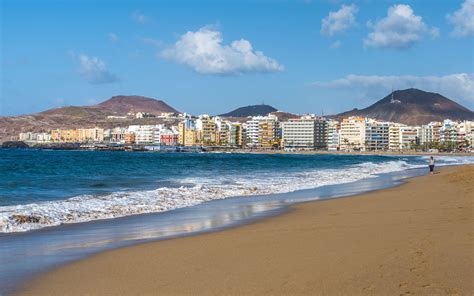 Playa De Las Canteras Spain Canary Islands World