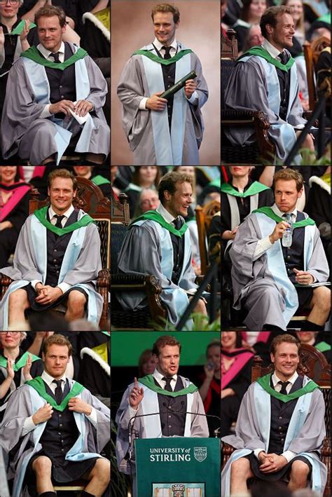 site update sam heughan honorary doctorate [23 hq