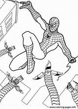 Coloring Spiderman Amazing Pages Printable sketch template