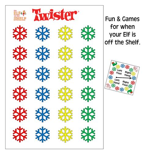 snowflake game   words twister  fun games    elf