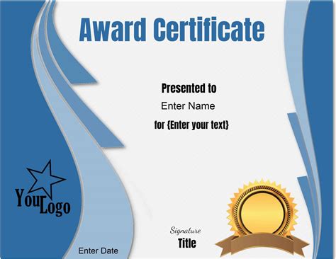 certificate template  printable