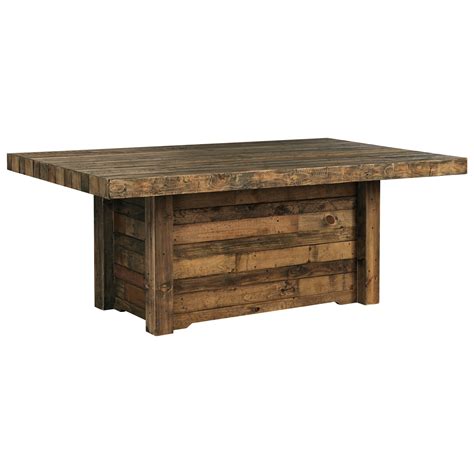 signature design  ashley sommerford solid wood reclaimed pine