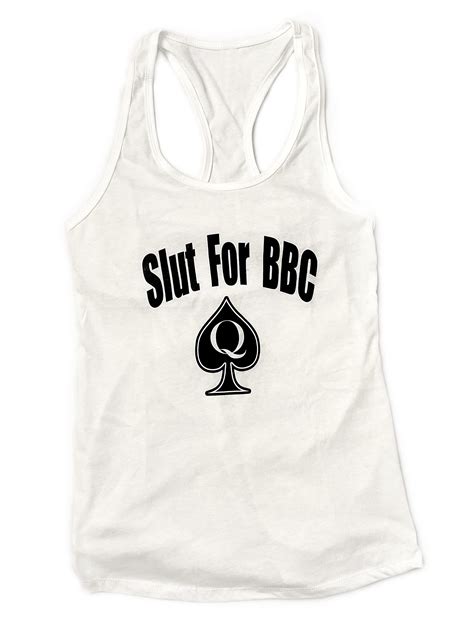 buy slut for bbc shirt with queen of spade symbol for qos online at