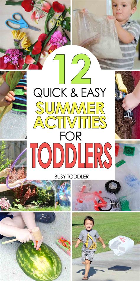 awesome summer activities  toddlers busy toddler