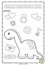 Valentine Tracing sketch template