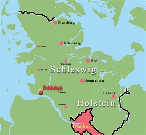 schleswig map travelsfinderscom