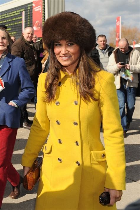 Yellow Clad Pippa Middleton Proves Punters Favourite With
