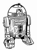 Coloring Pages Printable R2 D2 C3po Drawing Robot Star Wars Starwars Clipartmag Getcolorings Print Color sketch template