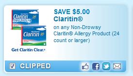 high  claritin coupons