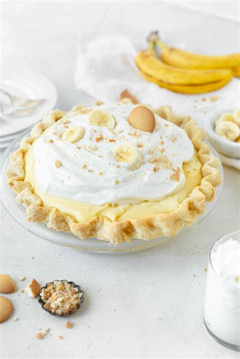 bake banana cream pie  nilla wafer crust