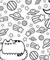 Pusheen Coloringonly sketch template