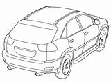 Coloring Lexus Pages Cars sketch template